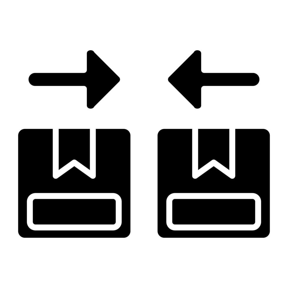 Discrepancy Glyph Icon vector