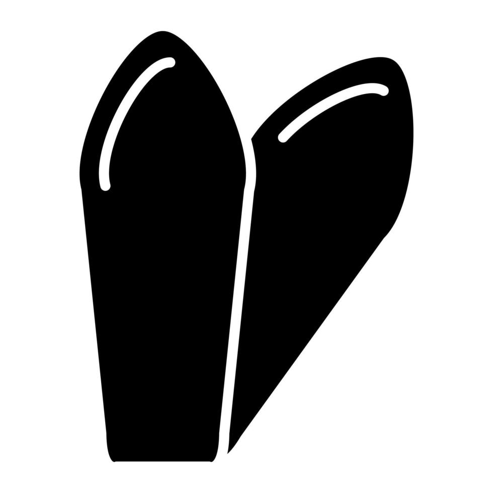 Suppository Glyph Icon vector