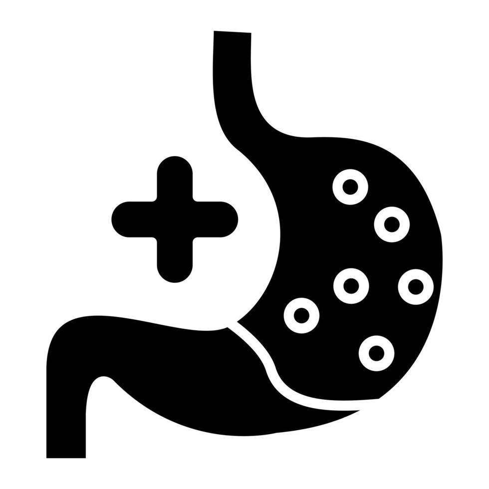 Gastroenterology Glyph Icon vector