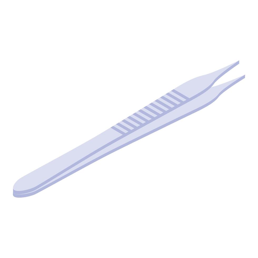 Woman forceps icon, isometric style vector