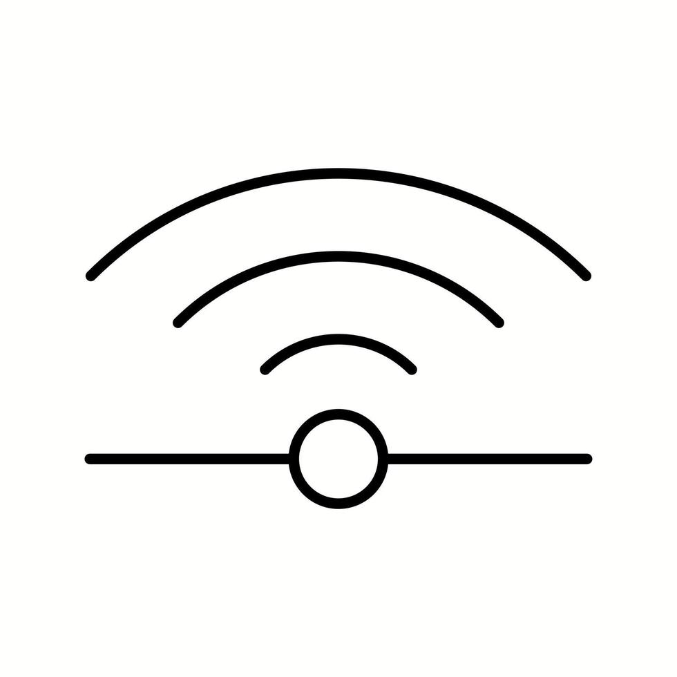 Unique Infrared Vector Line Icon