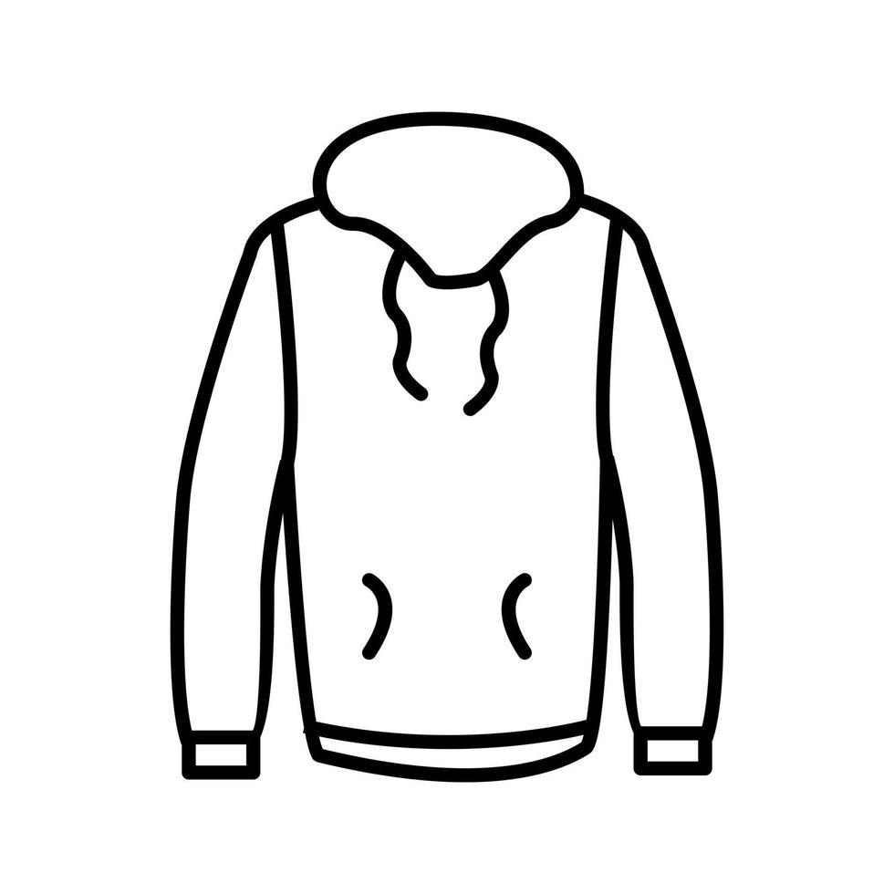 Unique Pull Over Vector Line Icon