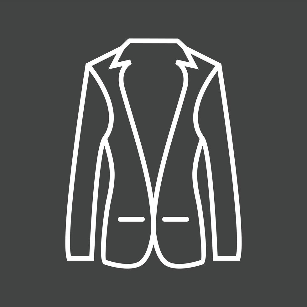 Unique Coat Vector Line Icon