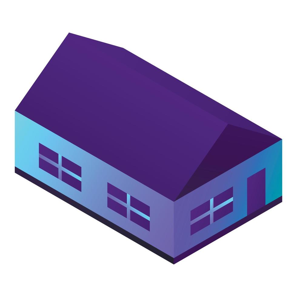 House icon, isometric style vector