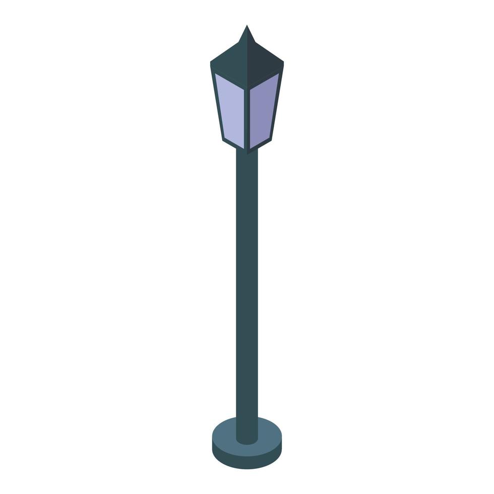 Light pillar icon, isometric style vector