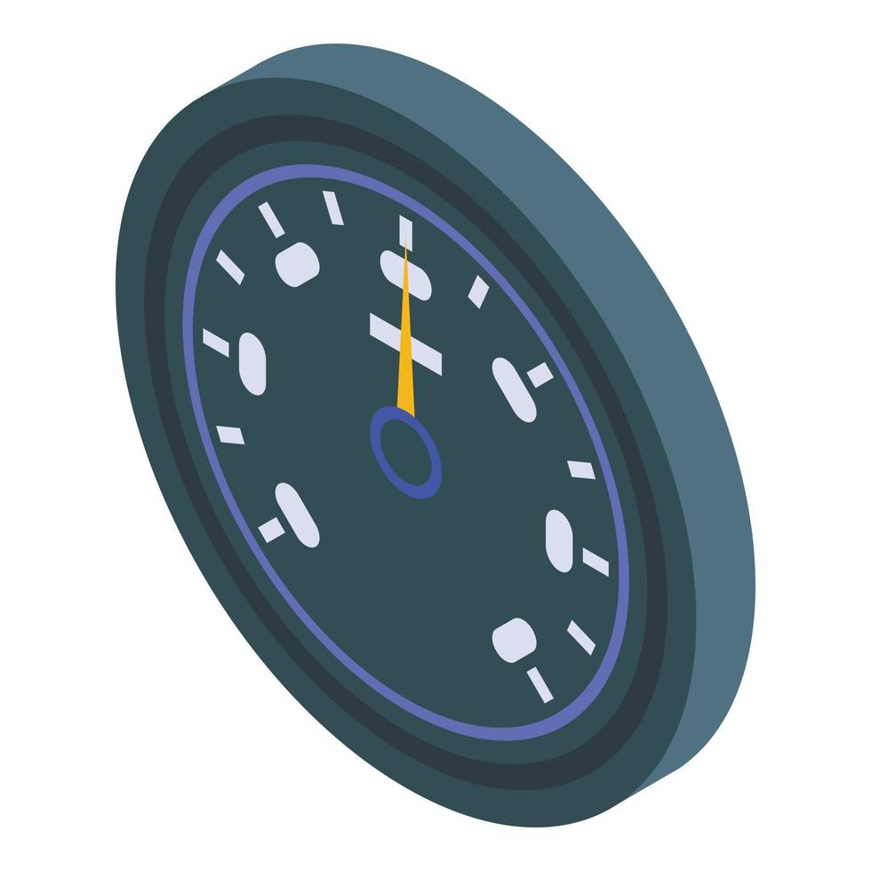 Car speedometer icon, isometric style vector