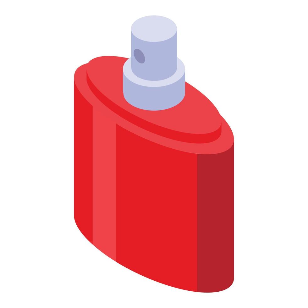 French perfume icon, isometric style vector