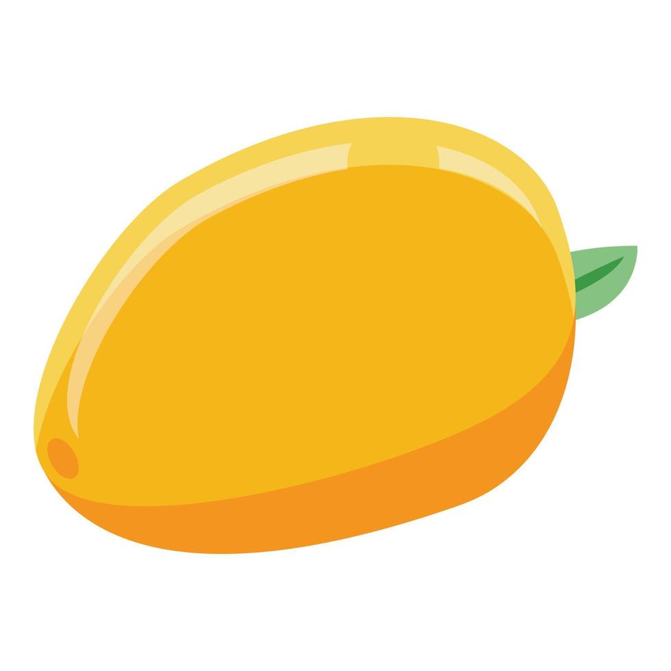 Mango icon, isometric style vector
