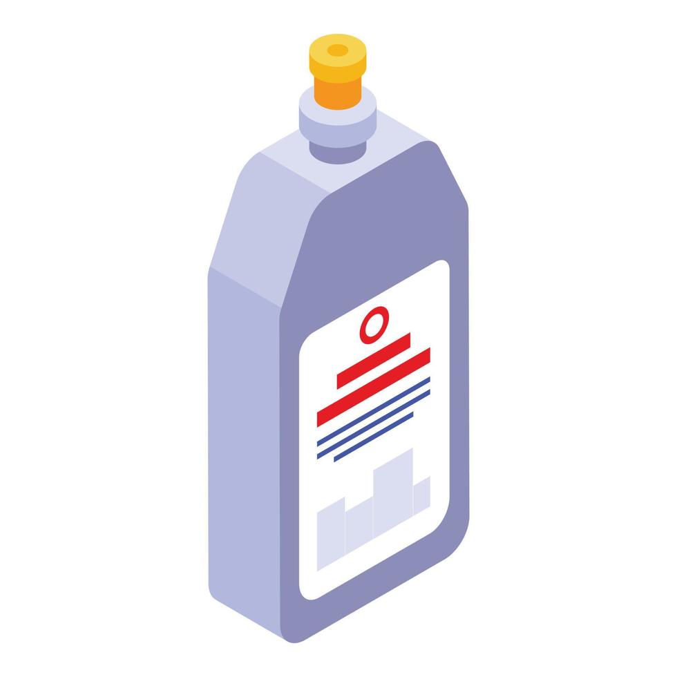 Gel cleaner icon, isometric style vector
