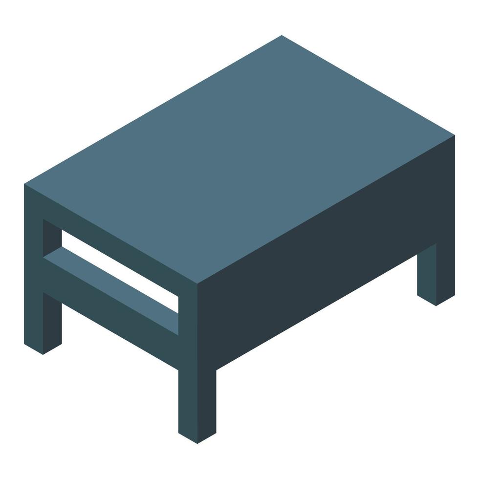 icono de mesa de habitación, estilo isométrico vector