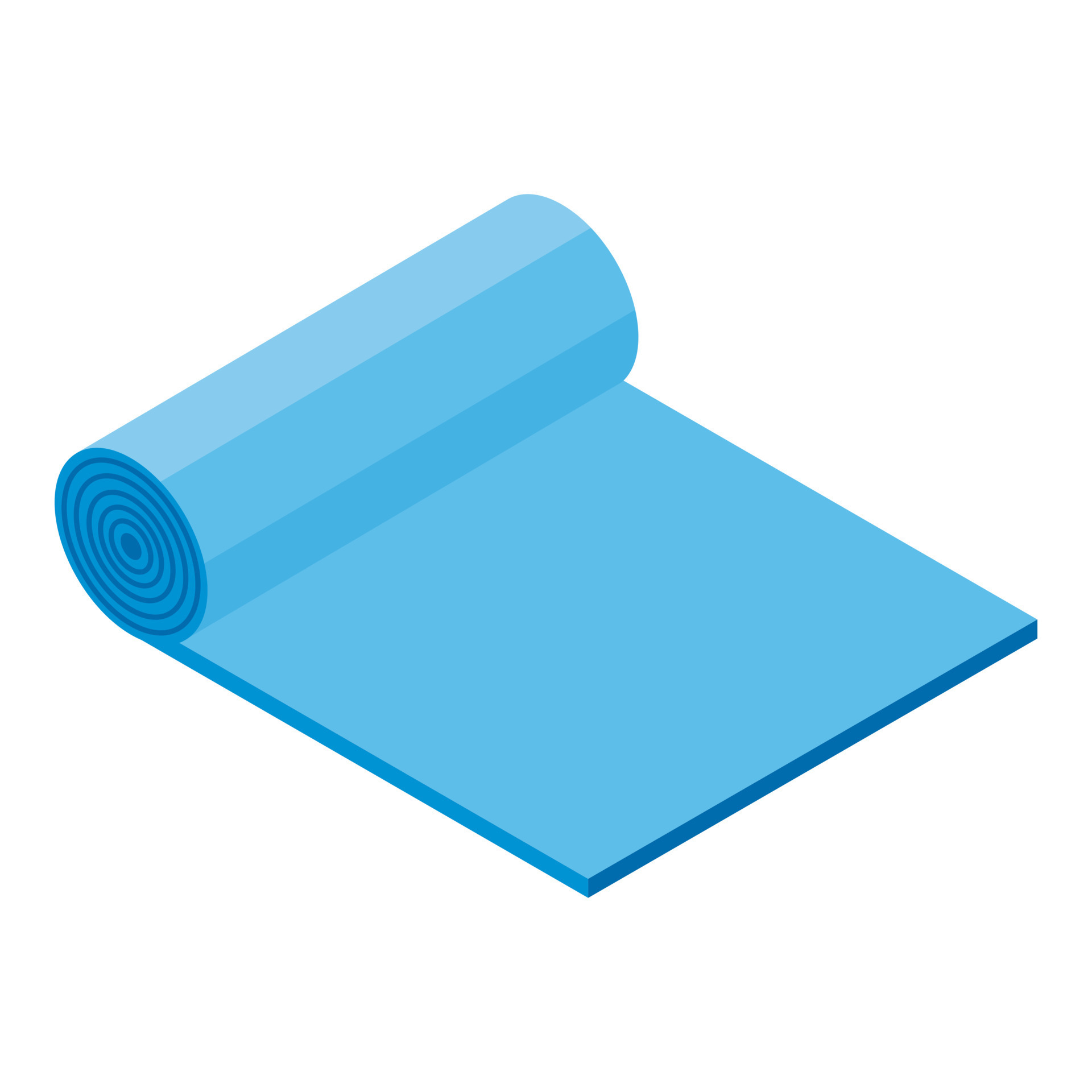 Yoga mat icon, isometric style 15379353 Vector Art at Vecteezy