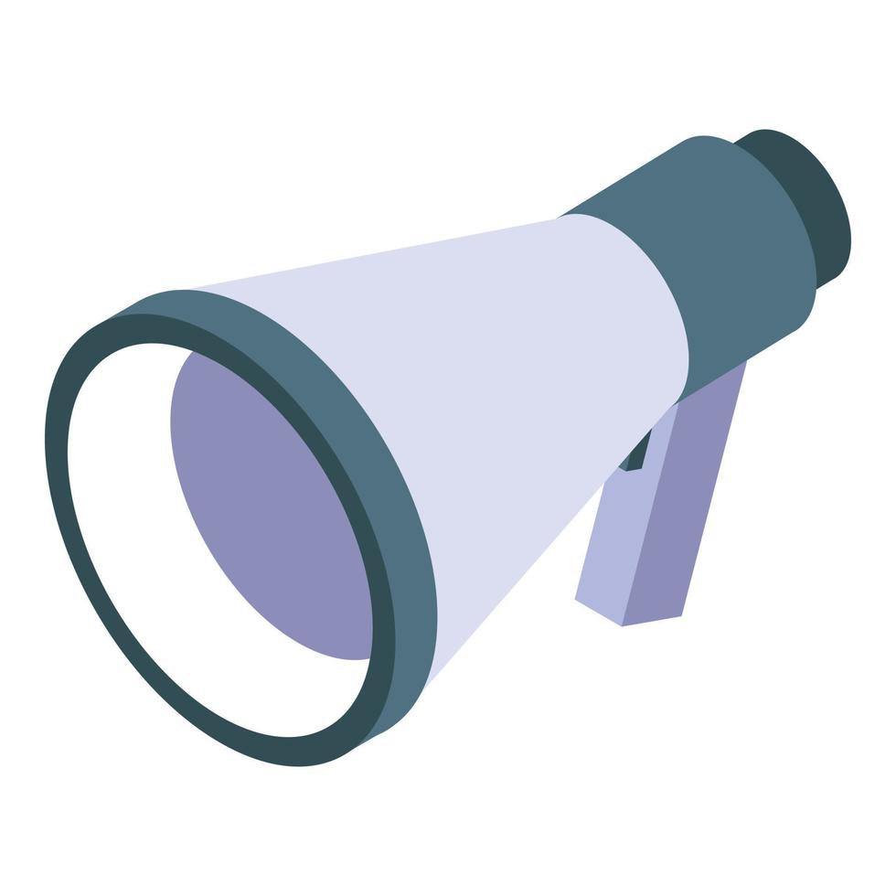 Megaphone icon, isometric style vector