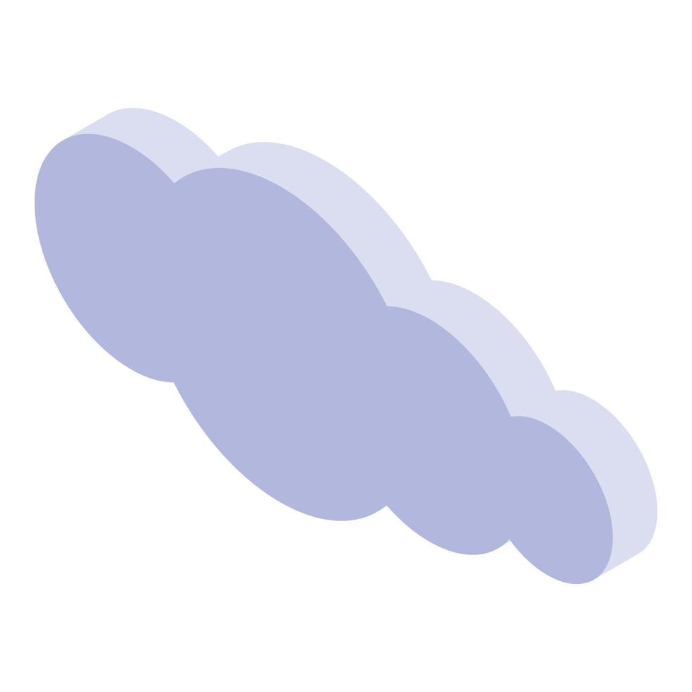 Cloud sky icon, isometric style vector