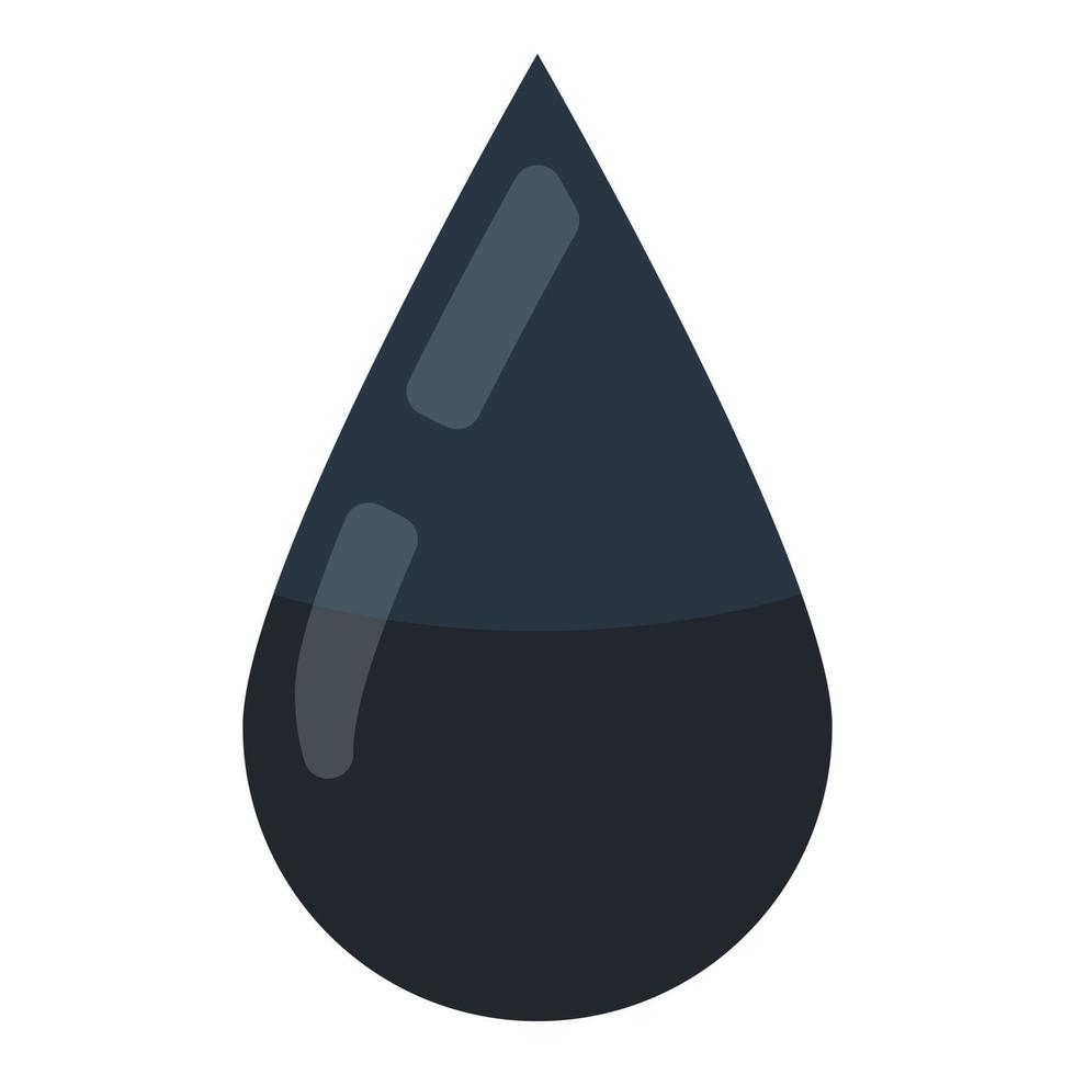 Petrol drop icon, isometric style vector