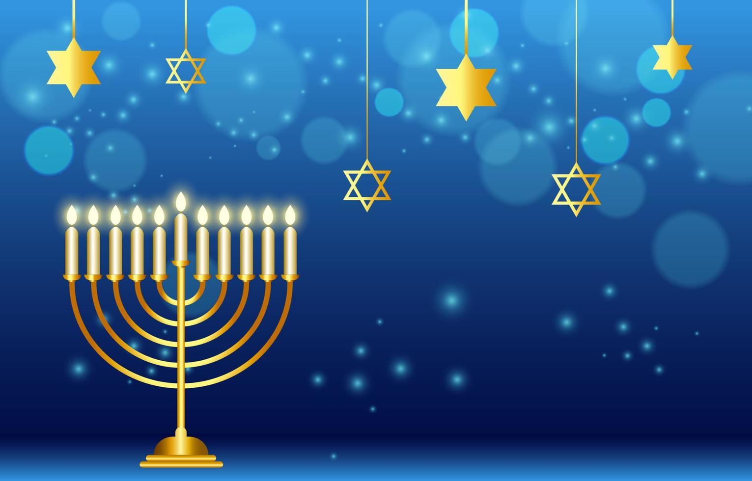 Happy Hanukkah Background vector