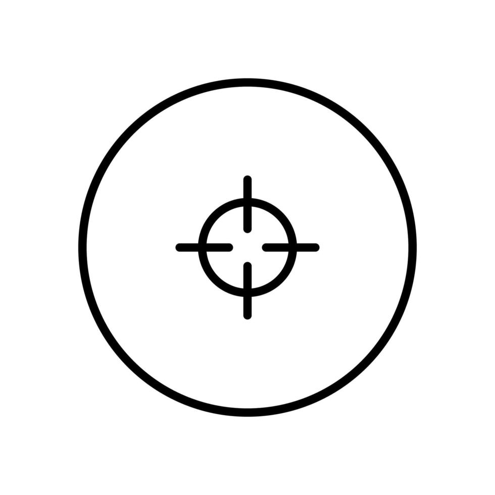 Cross Hair icon vector design templates