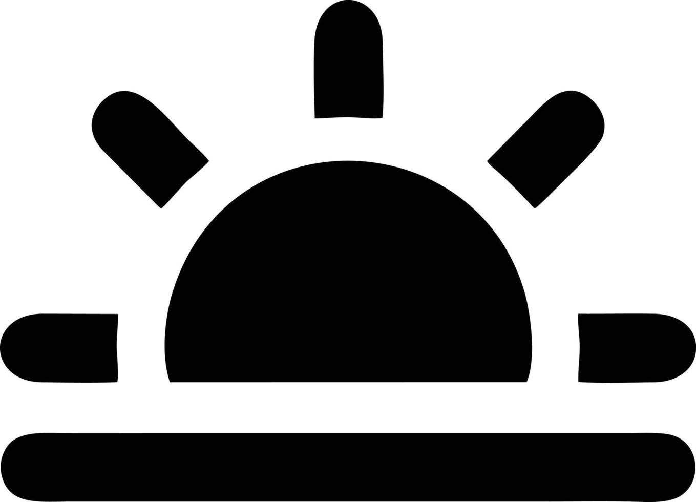 sun icon in white background, illustration of sun icon symbol in black on white background vector