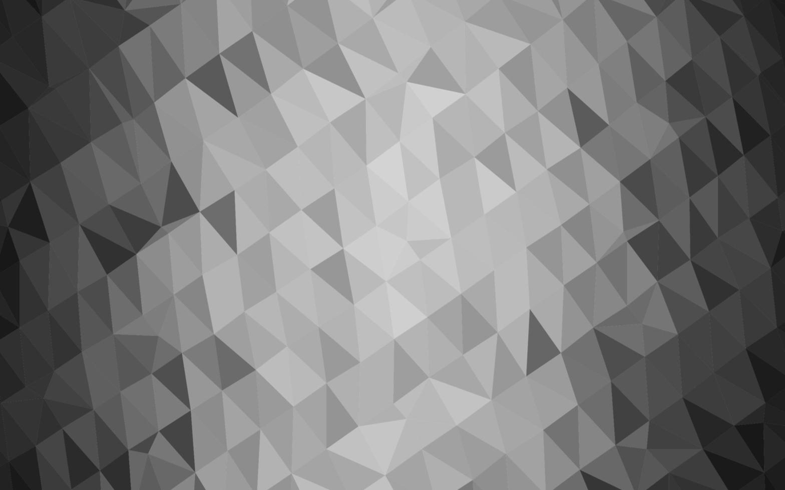 Dark Silver, Gray vector polygon abstract backdrop.