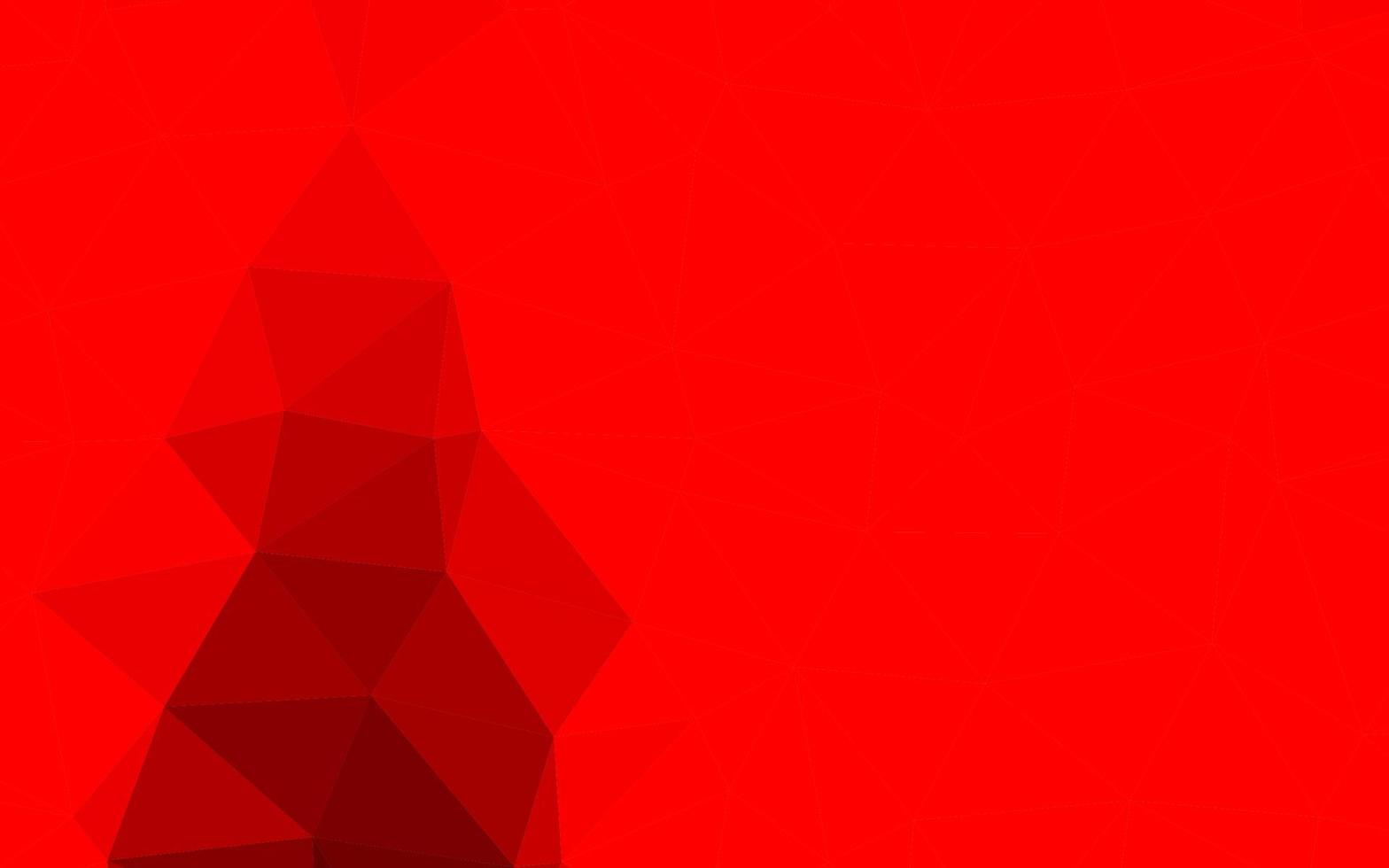 Light Red vector abstract mosaic background.