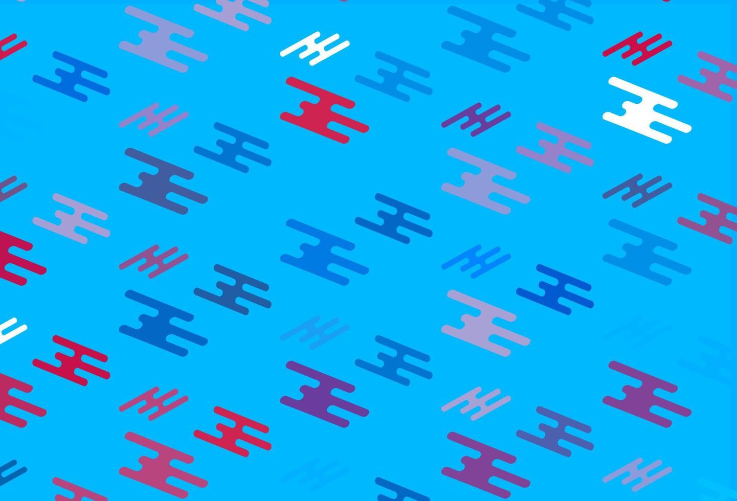 Light Blue, Red vector template with repeated sticks.