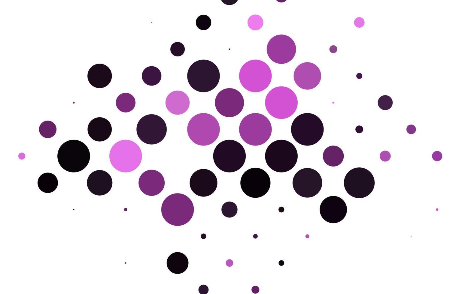 Light Purple vector background with bubbles.