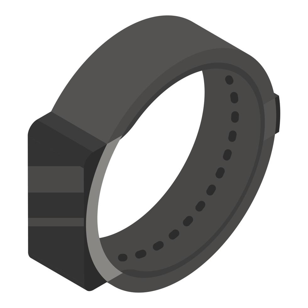 Smartwatch icon, isometric style vector