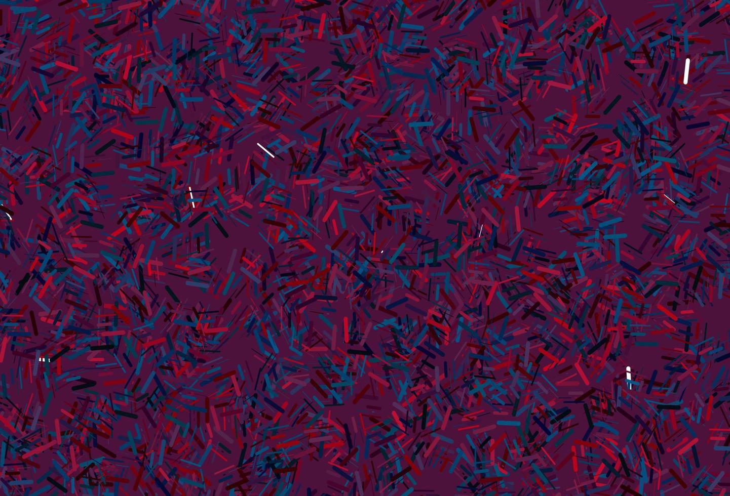 Dark blue, red vector template with repeated sticks.
