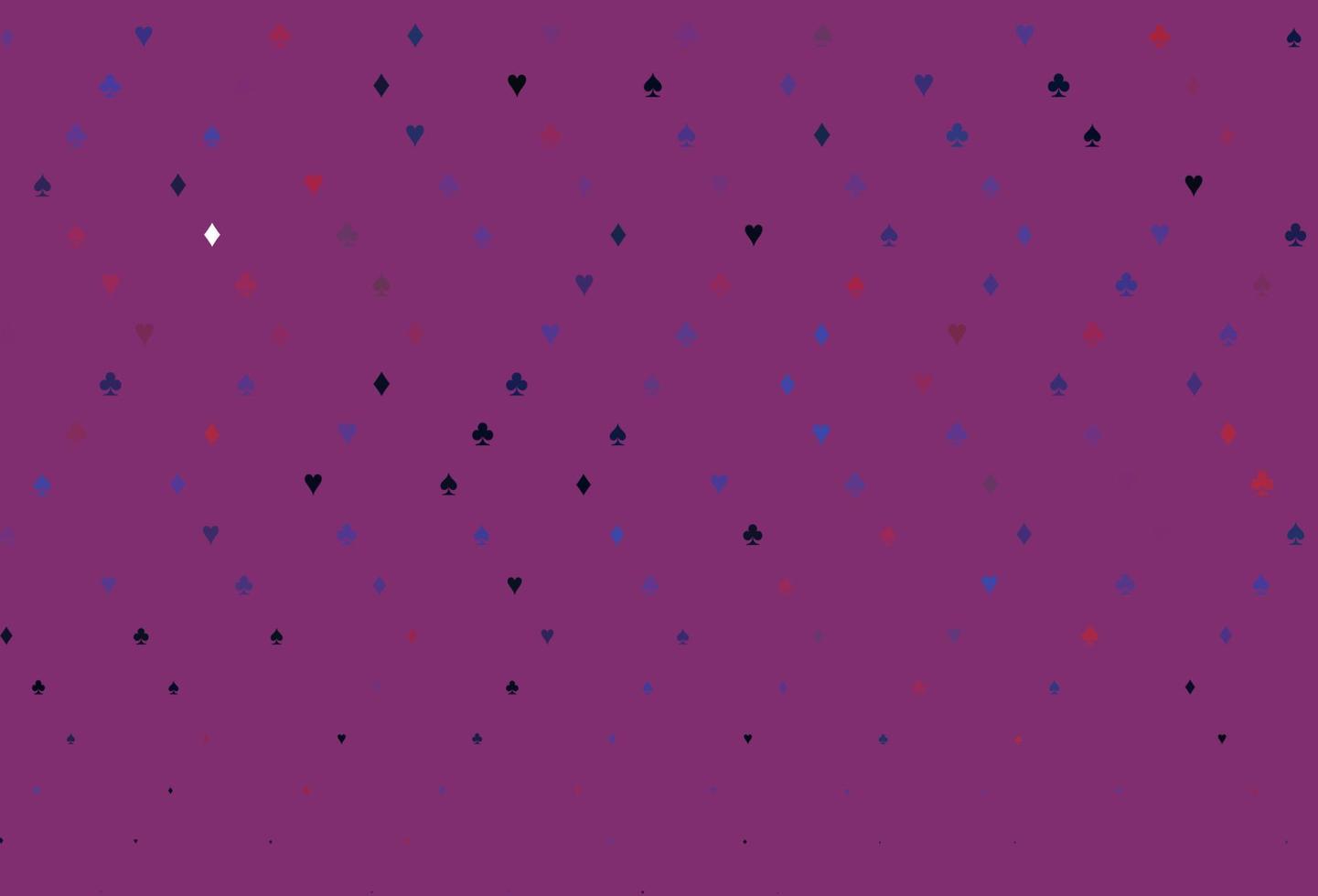 Light Blue, Red vector background with cards signs.