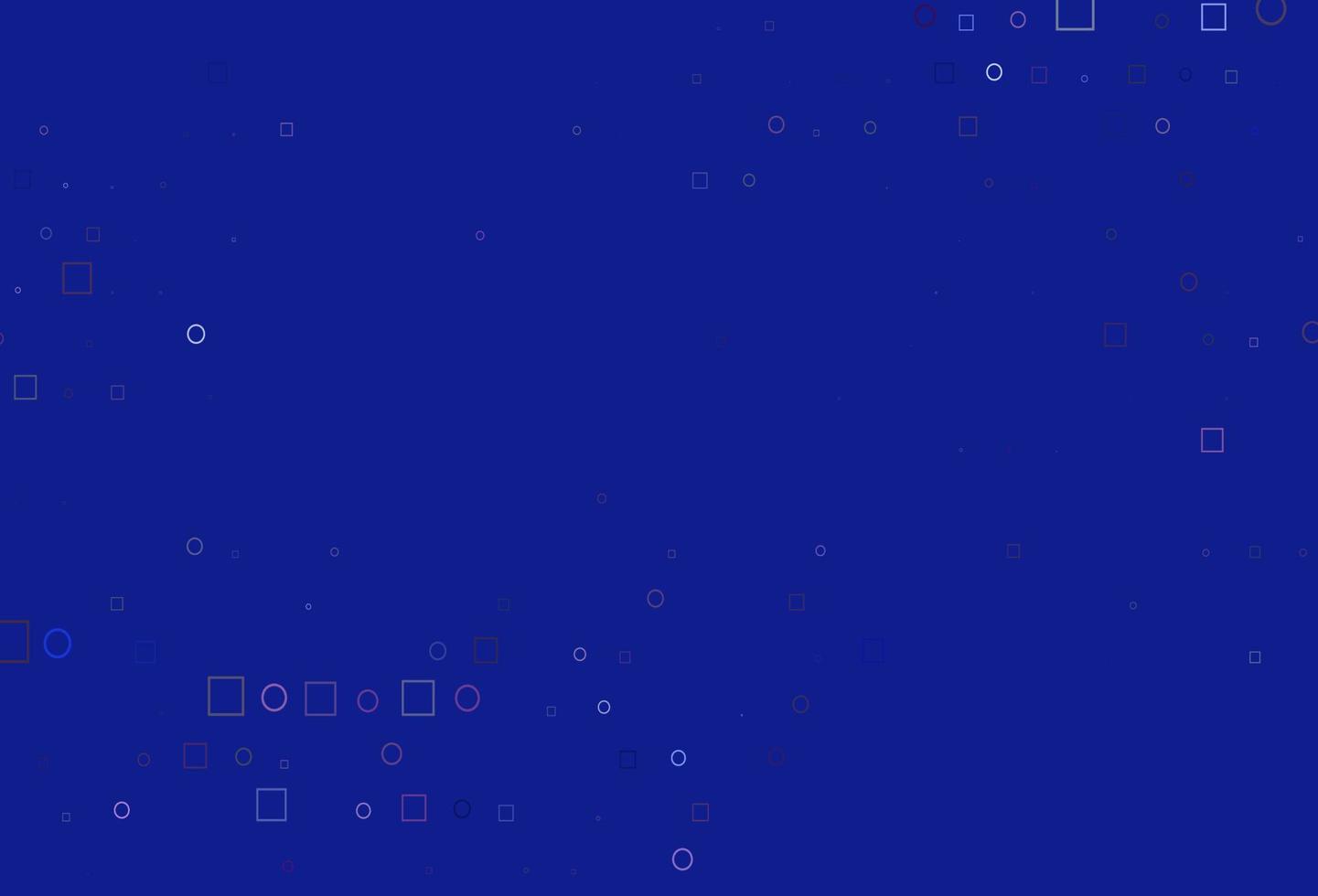 Light Pink, Blue vector layout with circle spots, cubes.