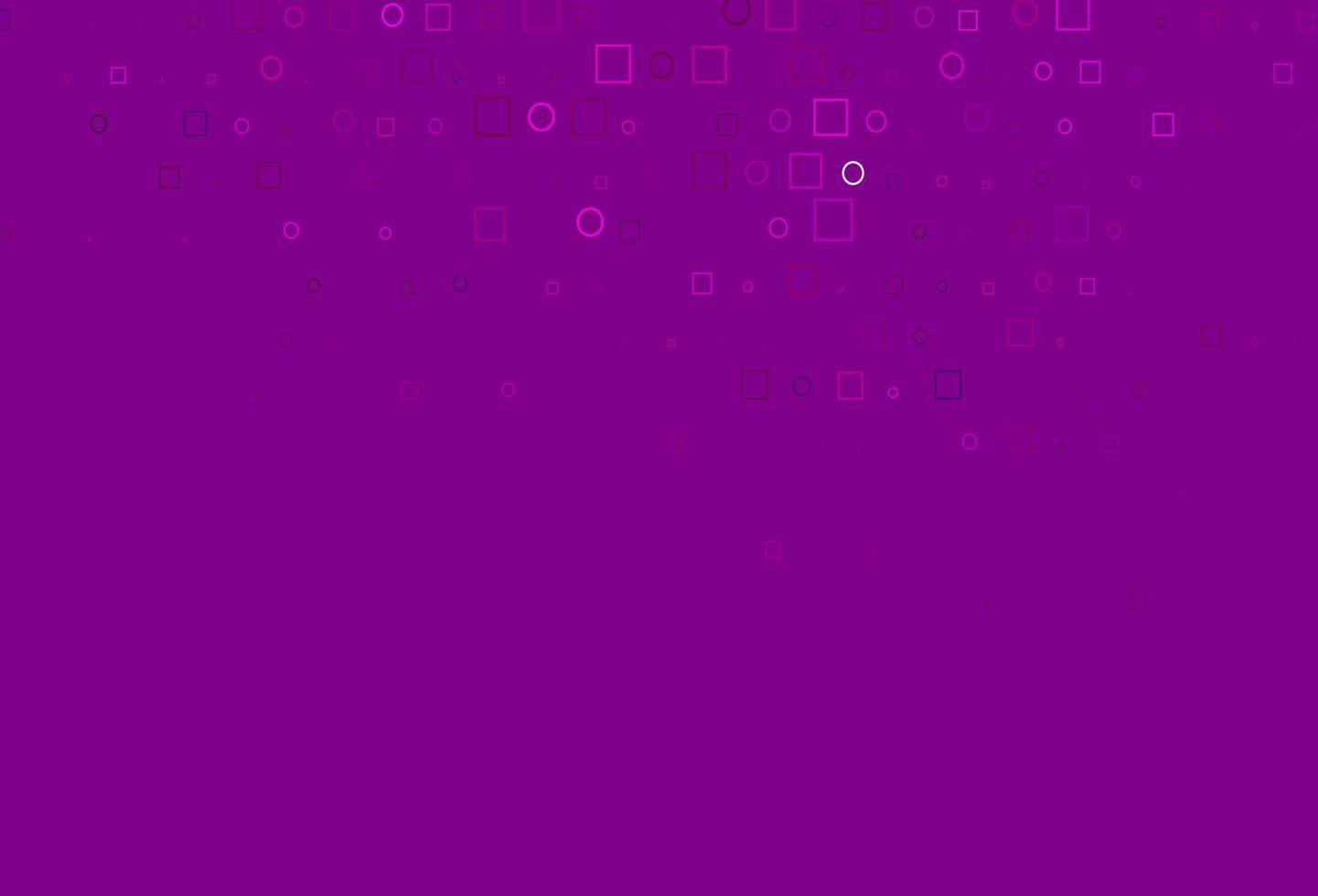 Light Pink vector layout with circle spots, cubes.
