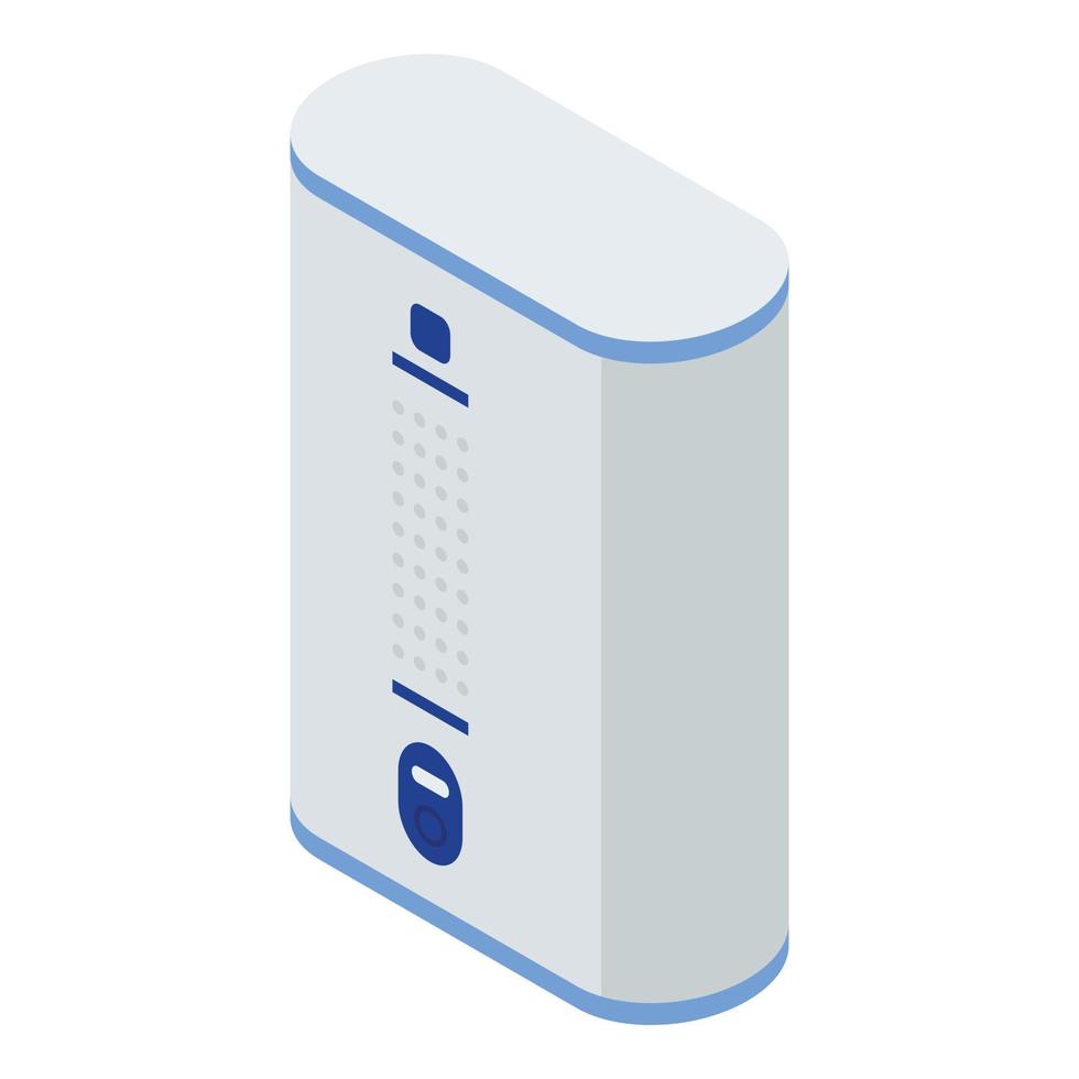 Air purifier icon, isometric style vector