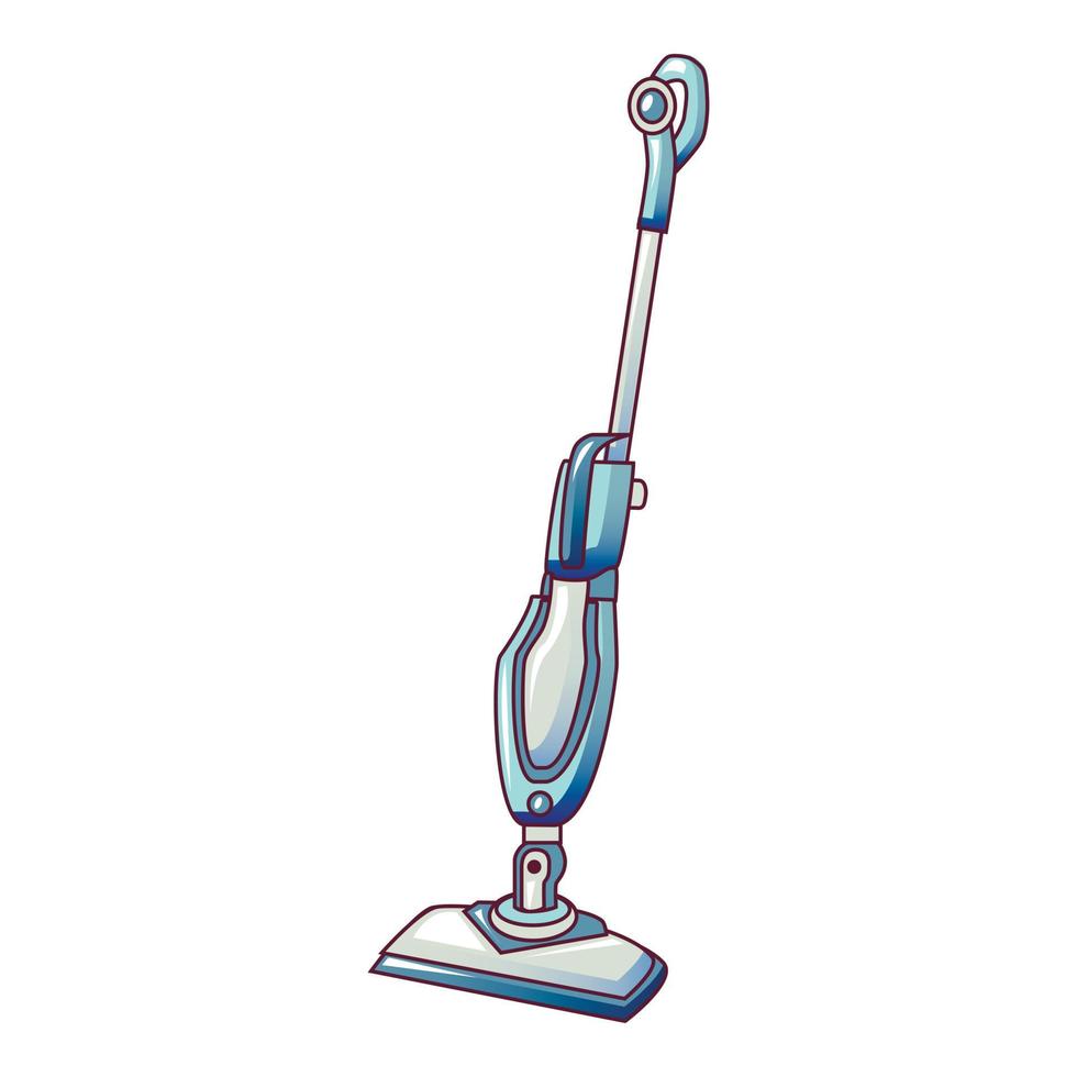 Electric mop icon, cartoon style vector