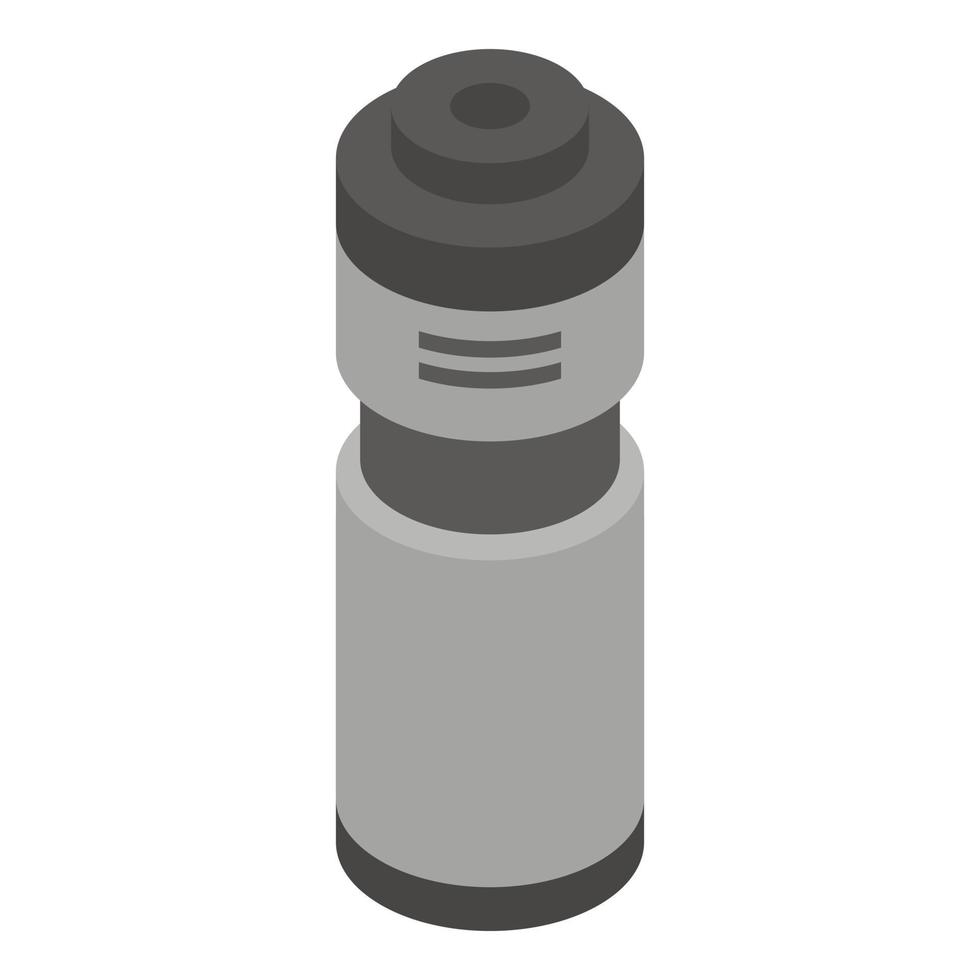 Bike bottle icon, isometric style vector