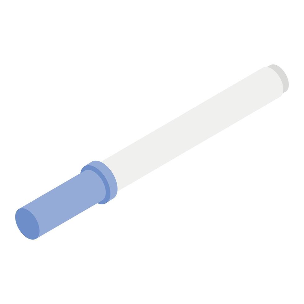 Lab pipette icon, isometric style vector