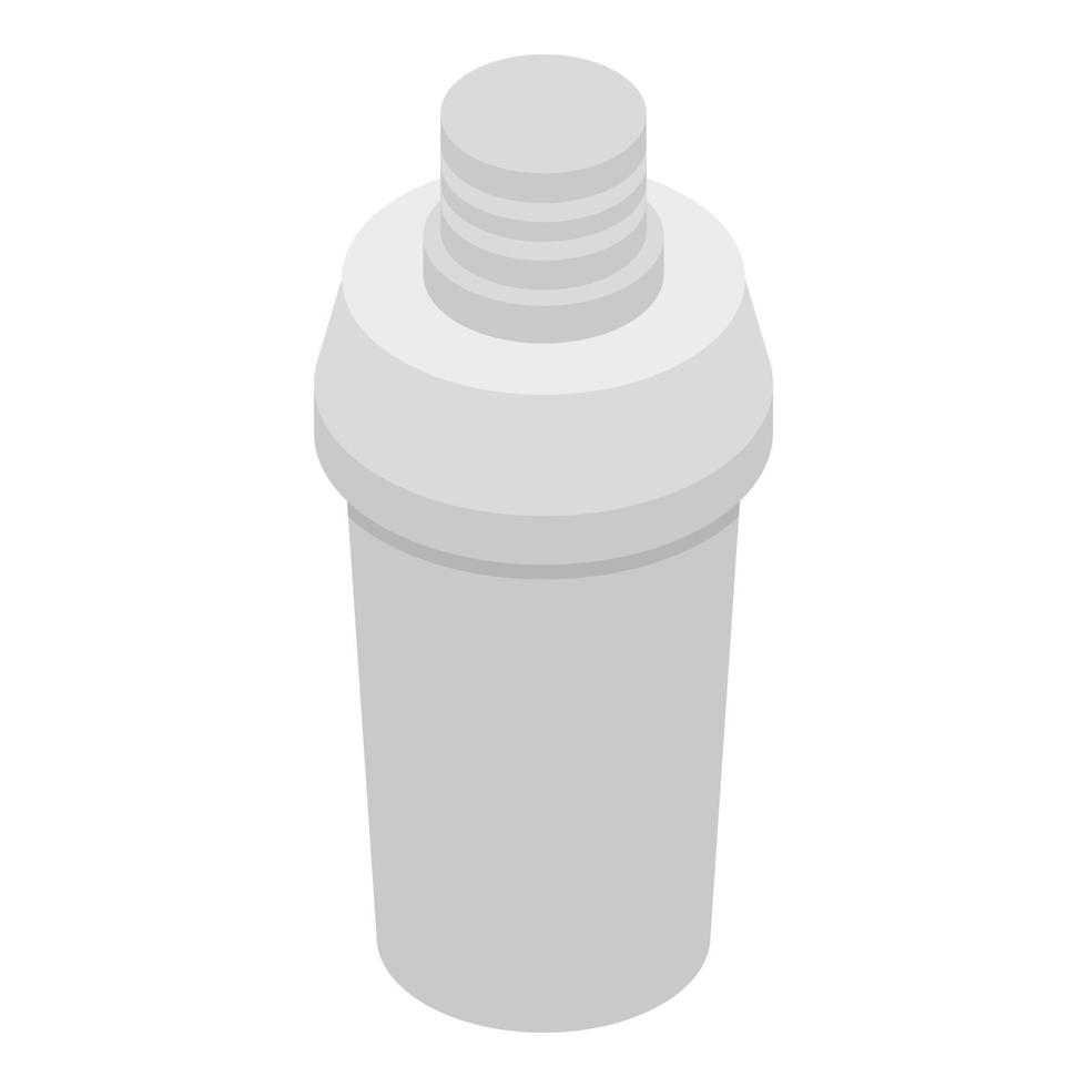 Mixer shaker icon, isometric style vector