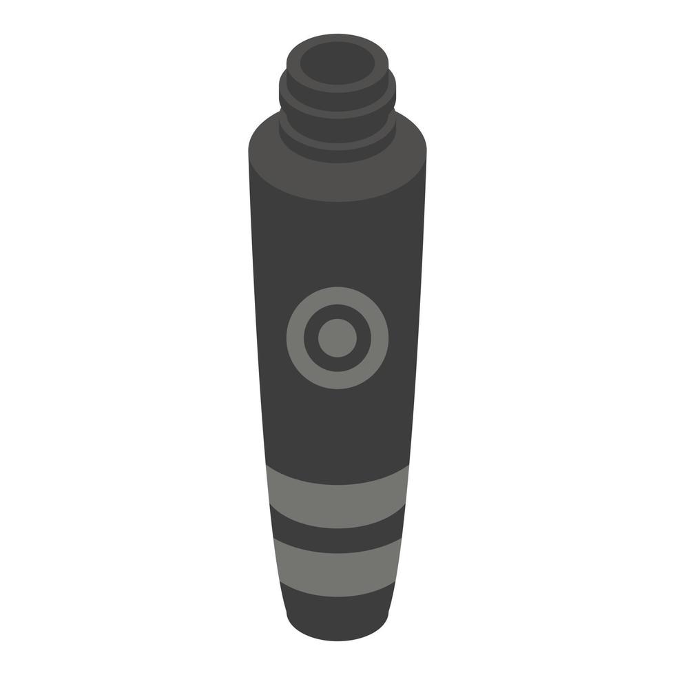 Mascara bottle icon, isometric style vector