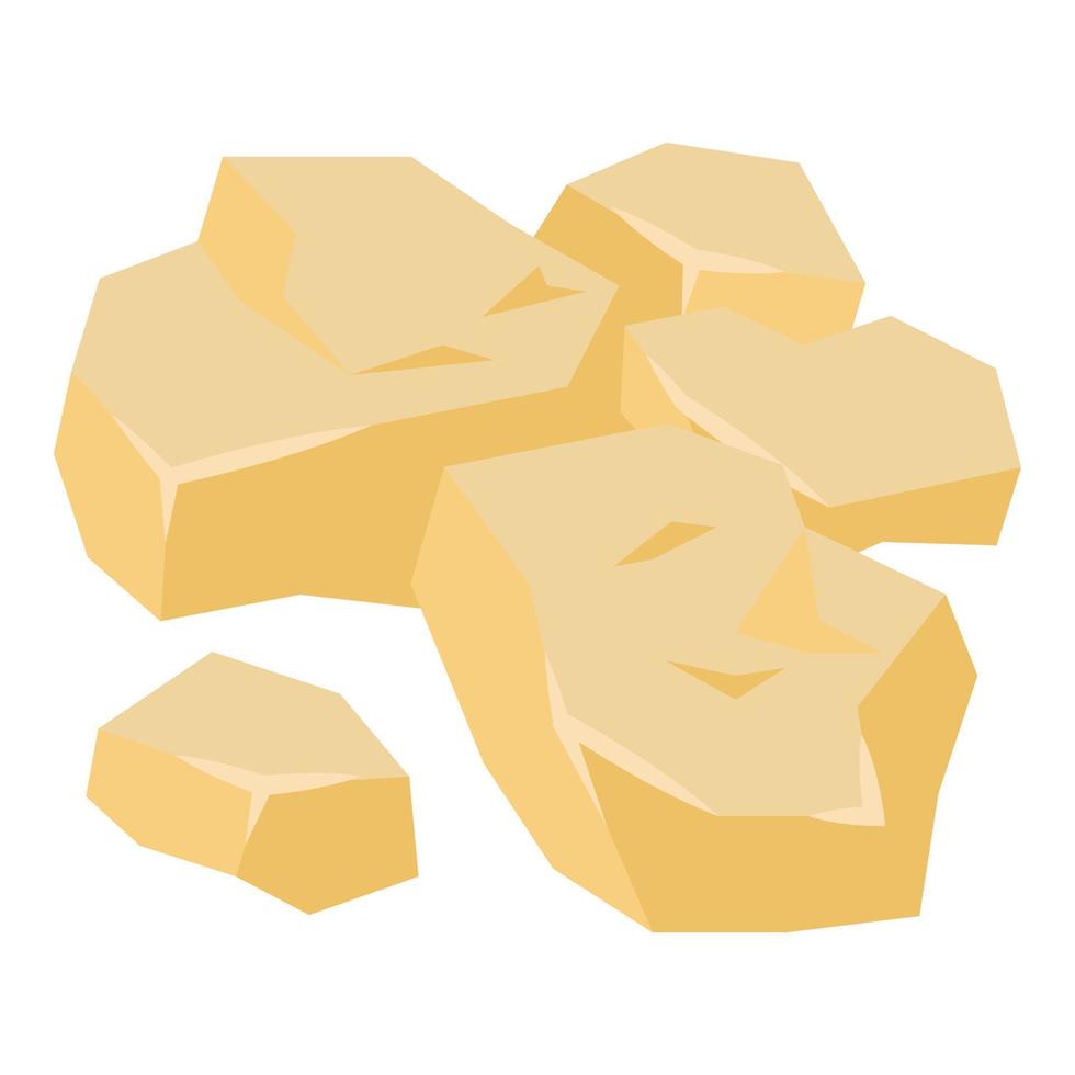 Caramel icon, isometric style vector