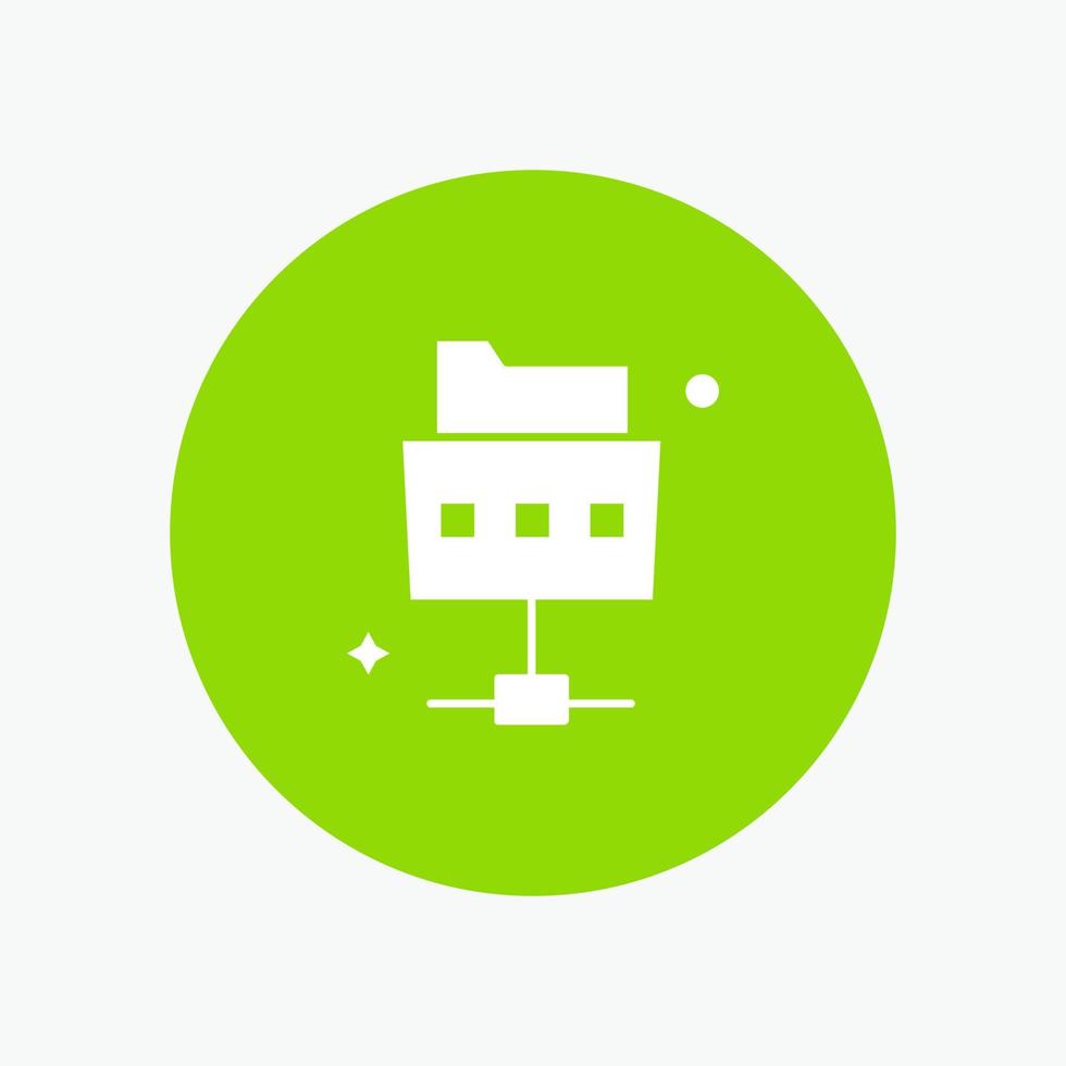 Network File Folder vector