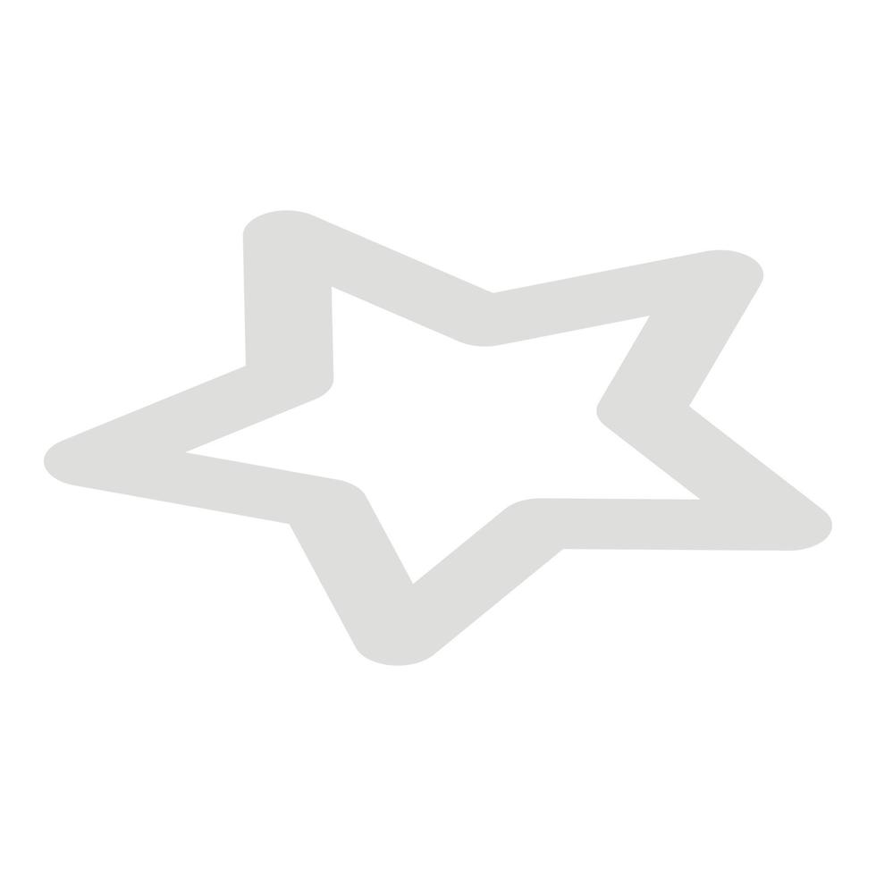 Star icon, isometric style vector