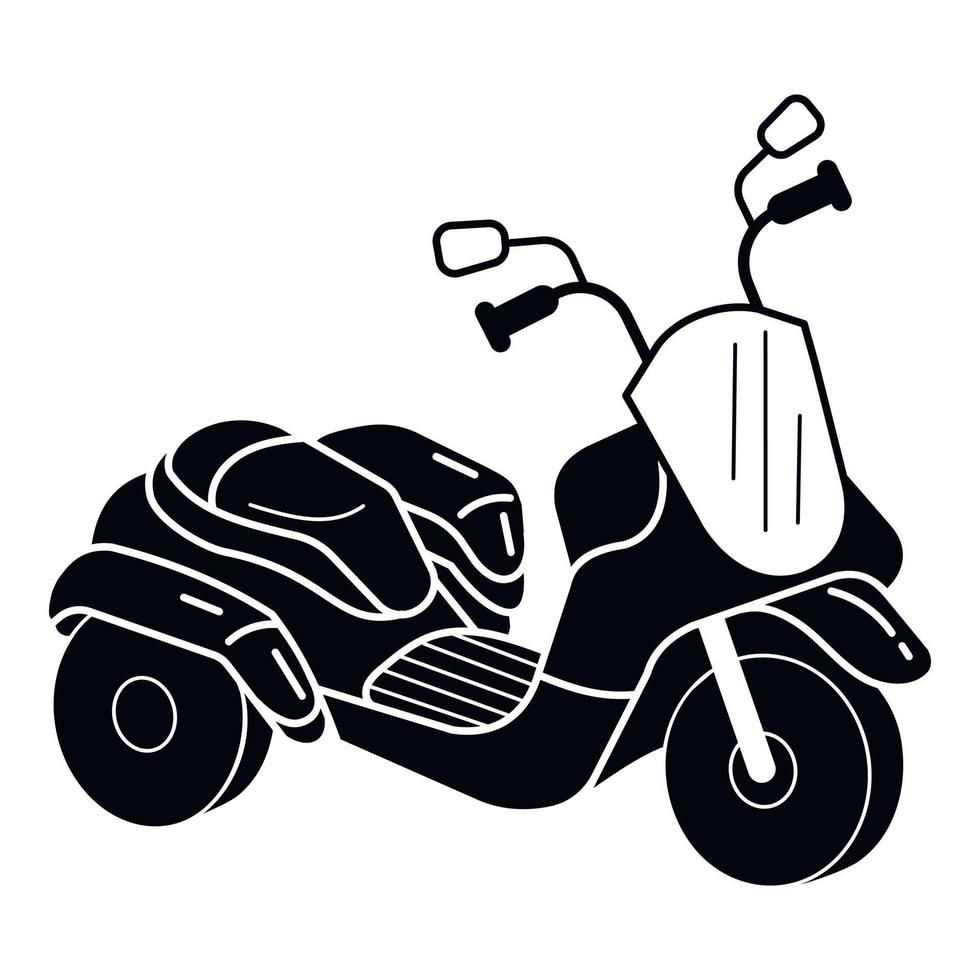 Kid tricycle icon, simple style vector