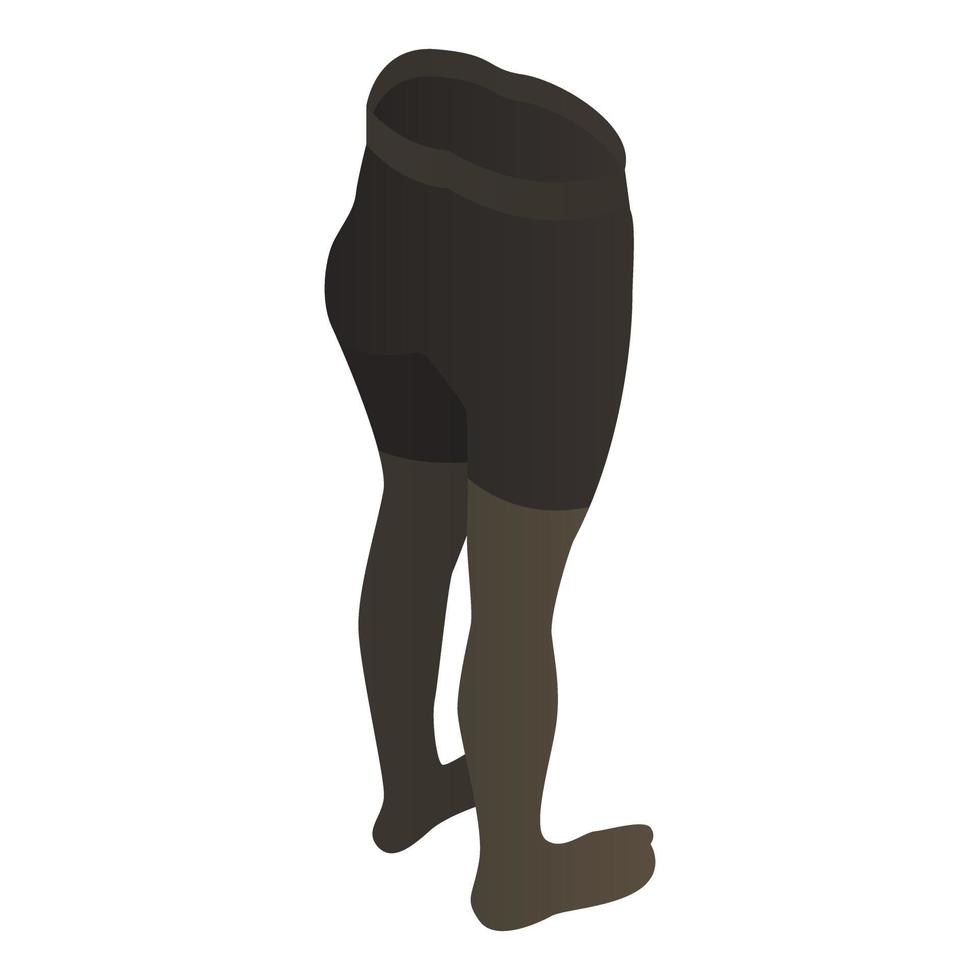 Tights icon, isometric style vector