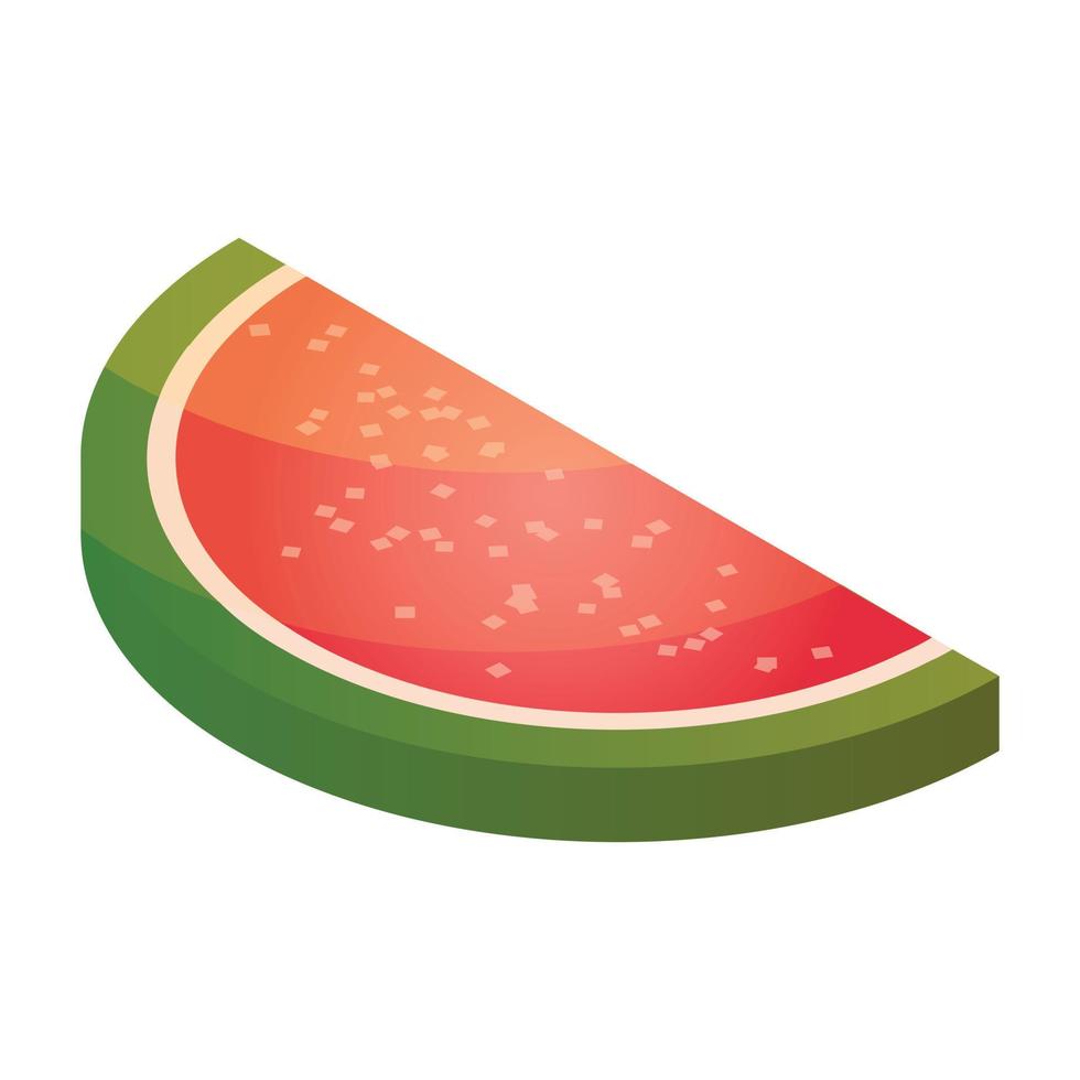 Candy jelly watermelon icon, isometric style vector