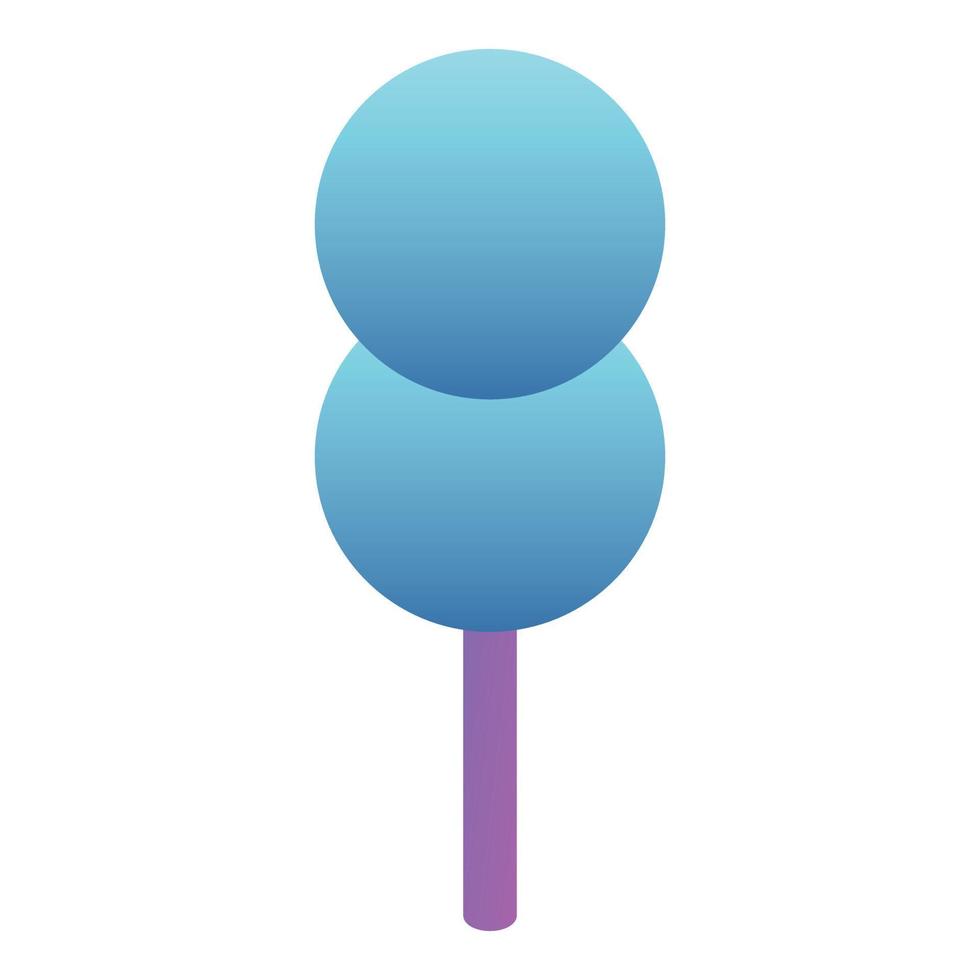 City tree icon, isometric style vector