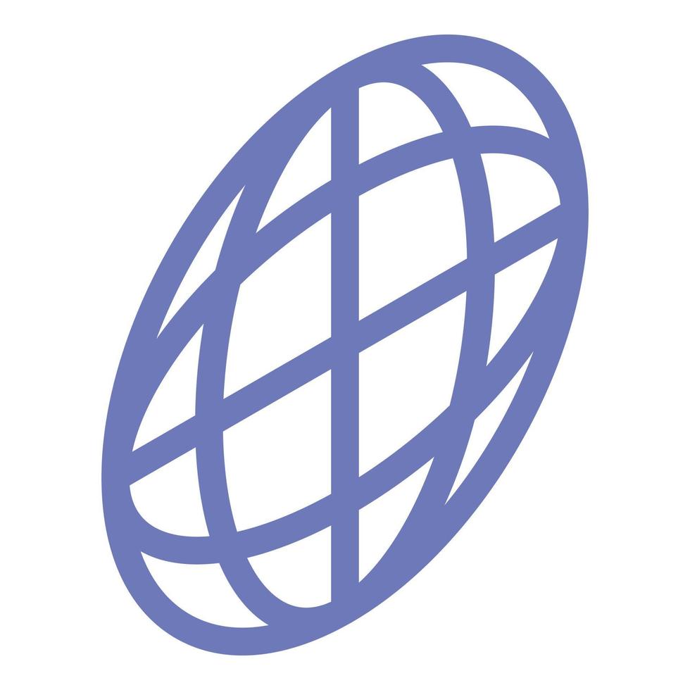 Web icon, isometric style vector