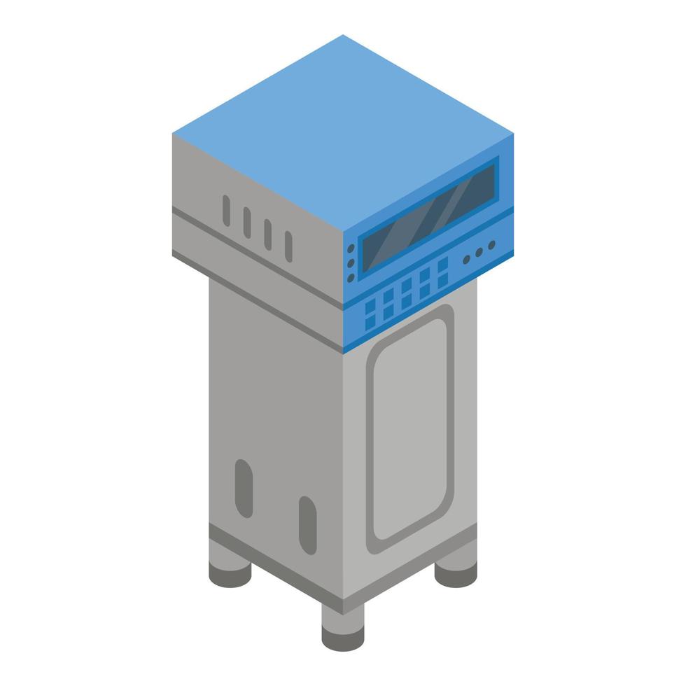 Surgery electronic device icon, isometric style vector