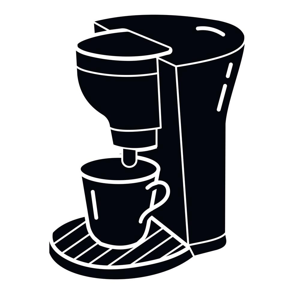 Home coffee maker icon, simple style 15384497 Vector Art at Vecteezy