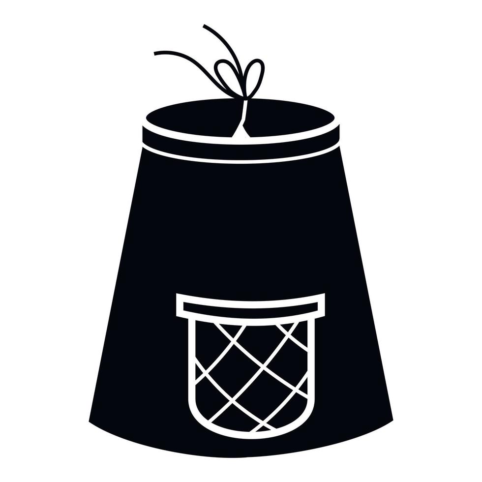 Apron uniform icon, simple style vector
