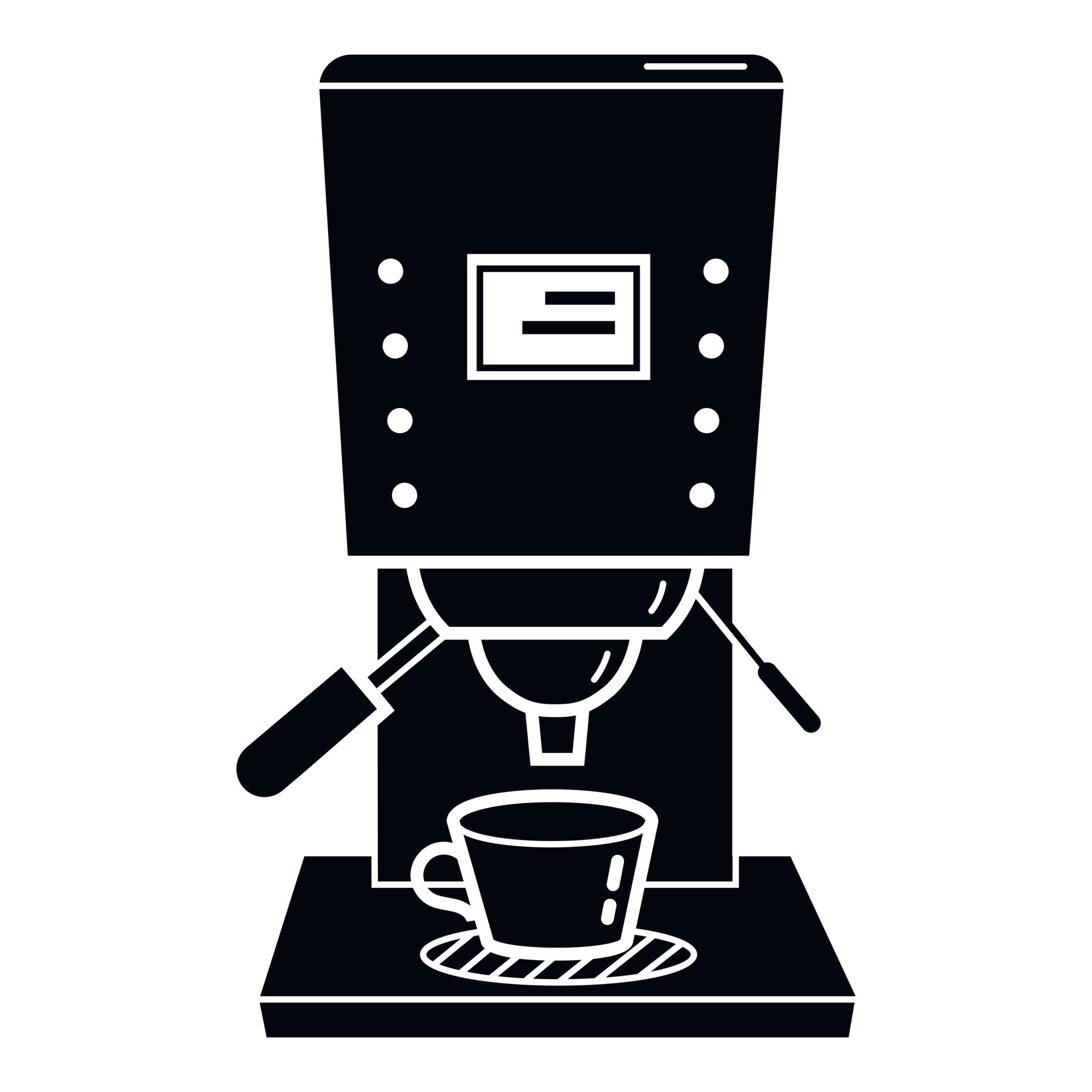 Modern coffee machine icon, simple style 15384588 Vector Art at Vecteezy