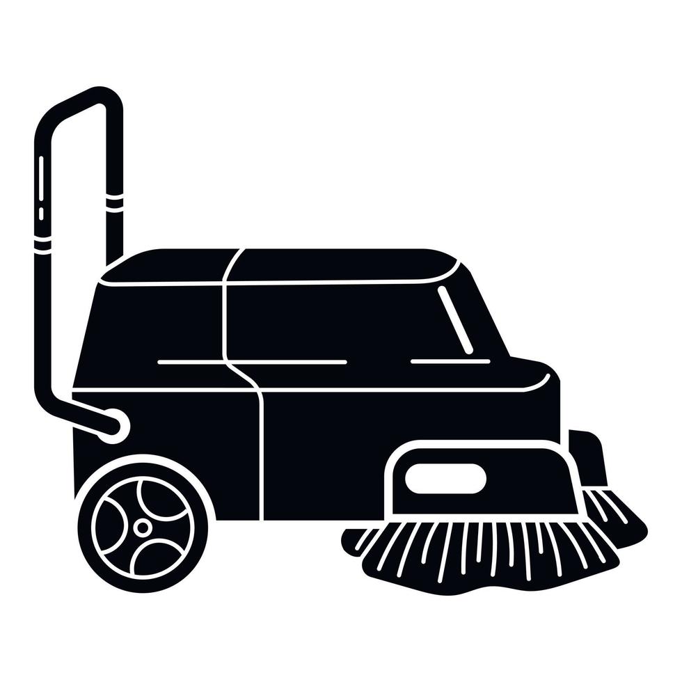 Home vacuum cleaner icon, simple style vector