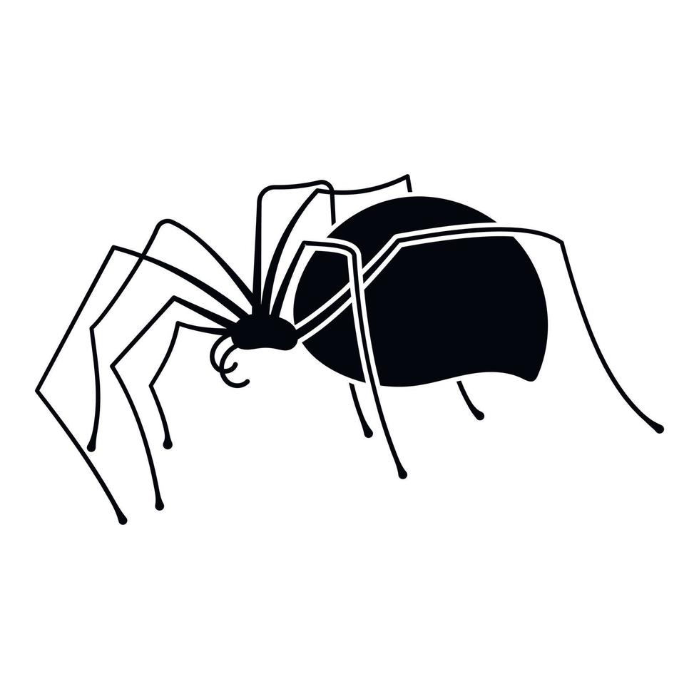 Spinner spider icon, simple style vector